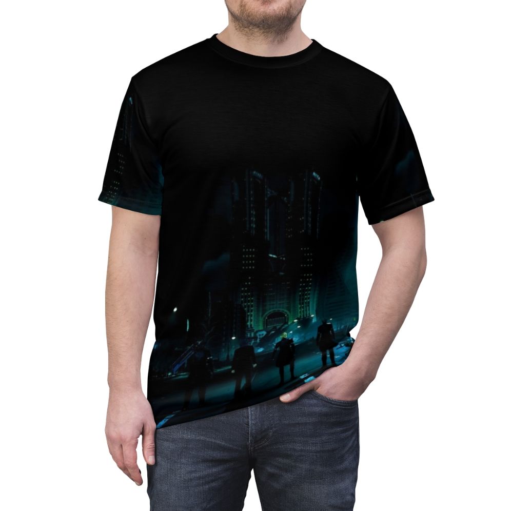 Glaive Inspired T-Shirt featuring Final Fantasy characters and design elements - men front