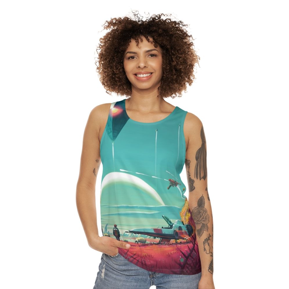 No Man's Sky Horizon Unisex Tank Top - women