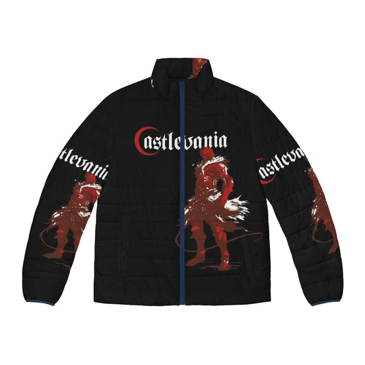 Vampire Killer Puffer Jacket featuring Simon Belmont from Castlevania