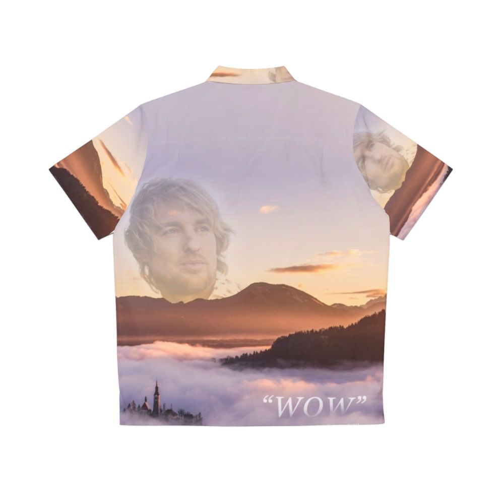 Wow Owen Wilson Inspired Hawaiian Shirt - Back