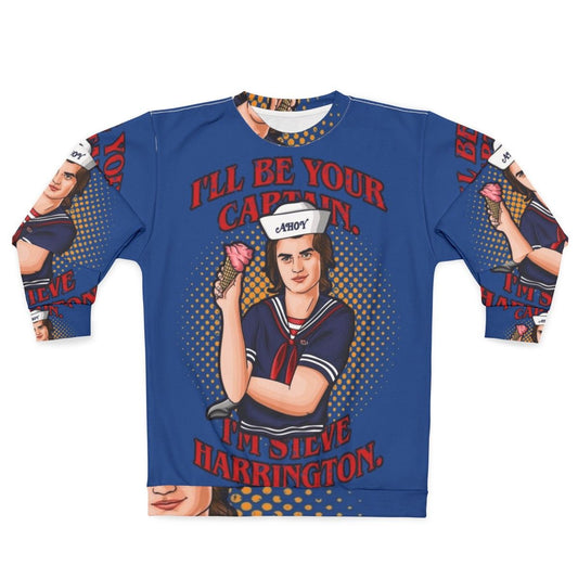 Steve Harrington "I'll Be Your Captain" Stranger Things Sweatshirt