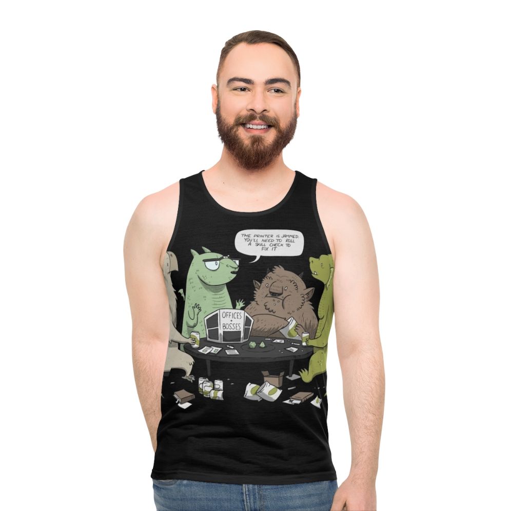 Unisex Monsters Love RPGs Tank Top - men