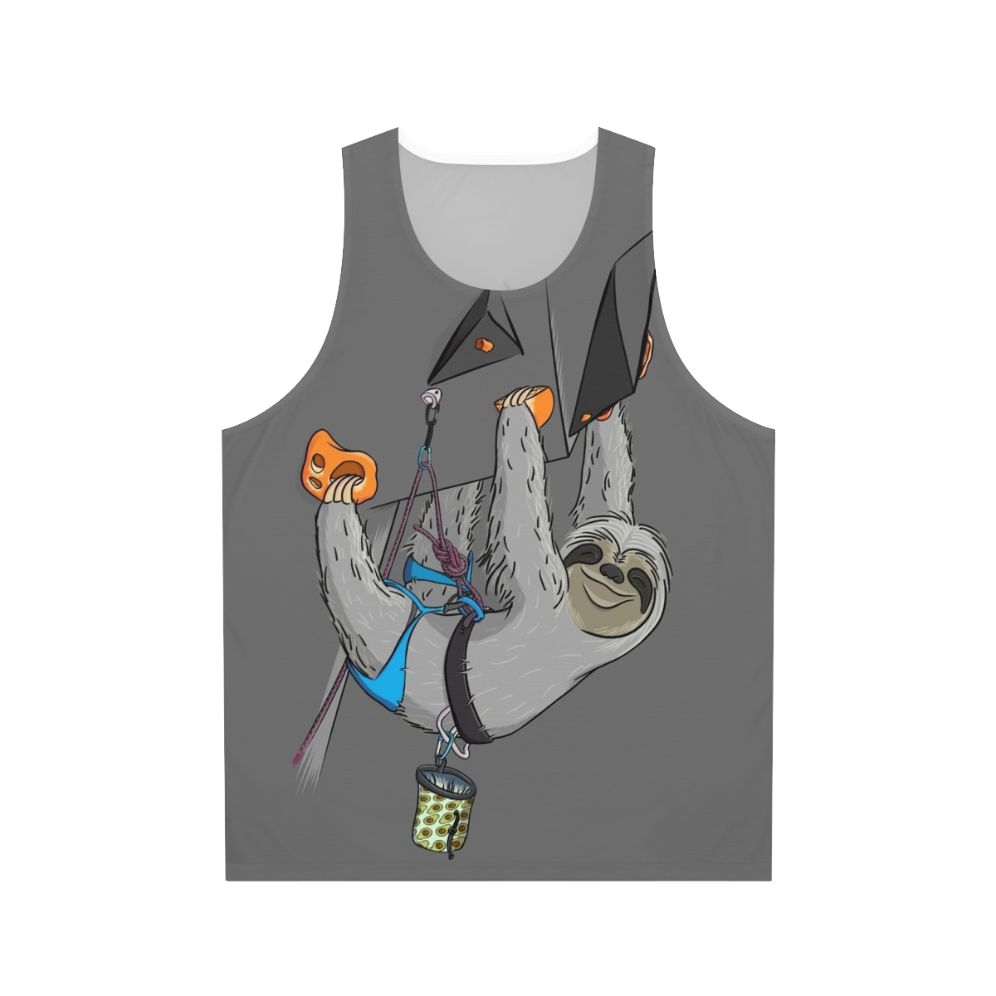 Sloth Climber Unisex Tank Top