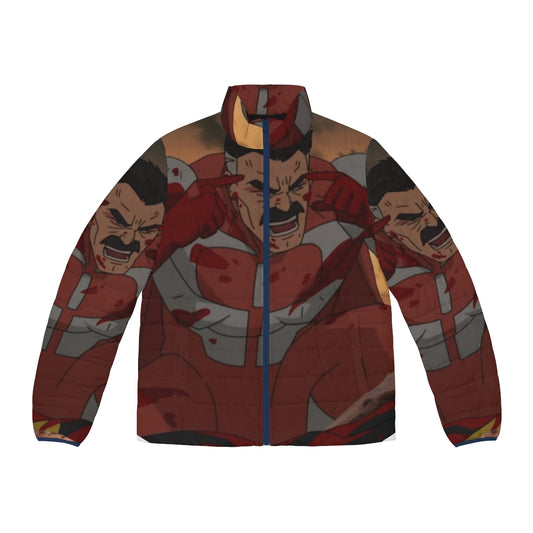 Omni Man Puffer Jacket - Superhero Merchandise Inspired by Invincible TV Series and Comic