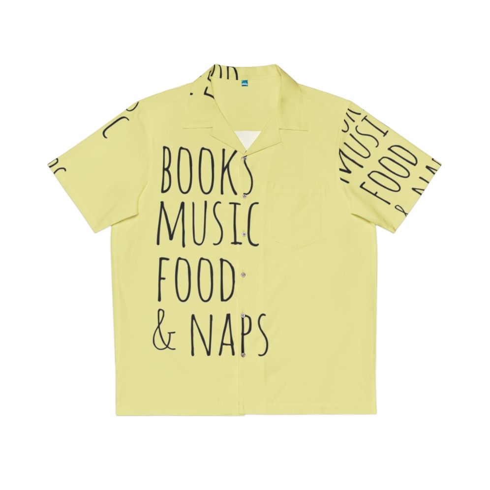 Books, Music, Food & Naps Hawaiian Shirt - Fandomized Style