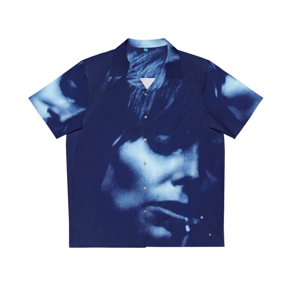 Joni Mitchell Blue Retro Hawaiian Shirt