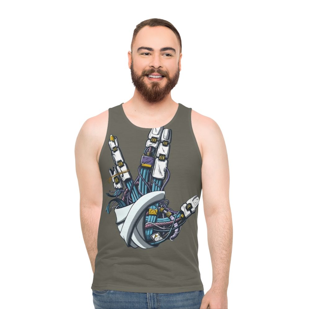 Star Trek Vulcan Salute Unisex Tank Top - men