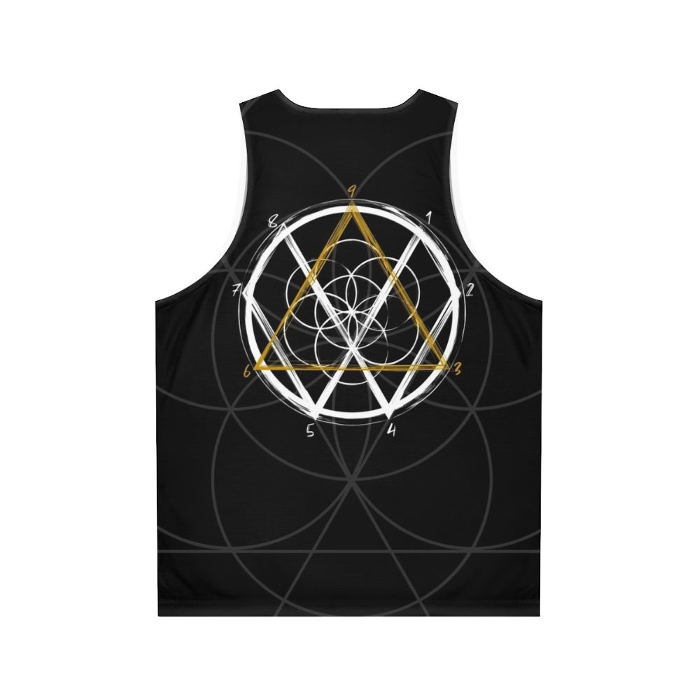 Tesla Code 369 Unisex Tank Top - Back