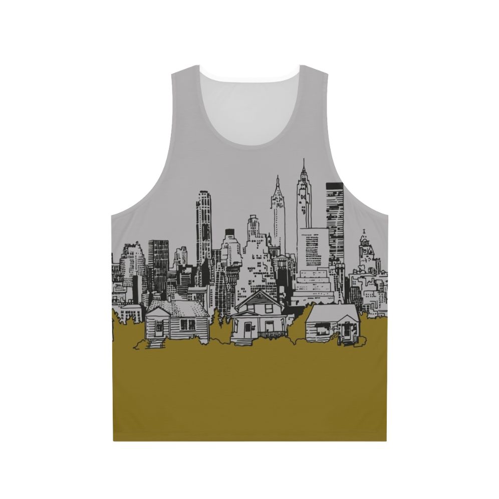 Unisex tank top featuring the album cover of "The Hissing of Summer Lawns" by Joni Mitchell