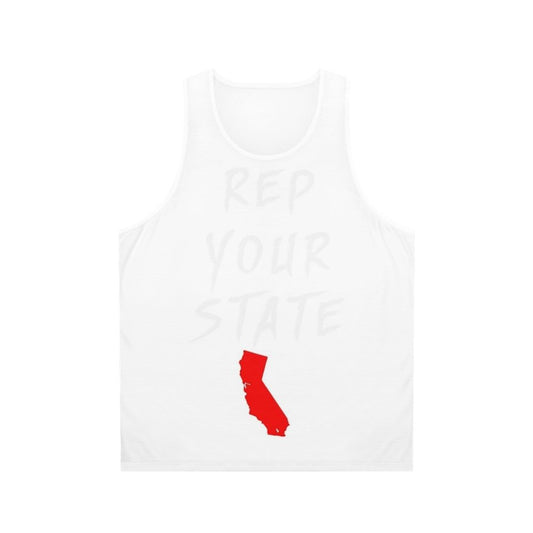 California state pride unisex tank top