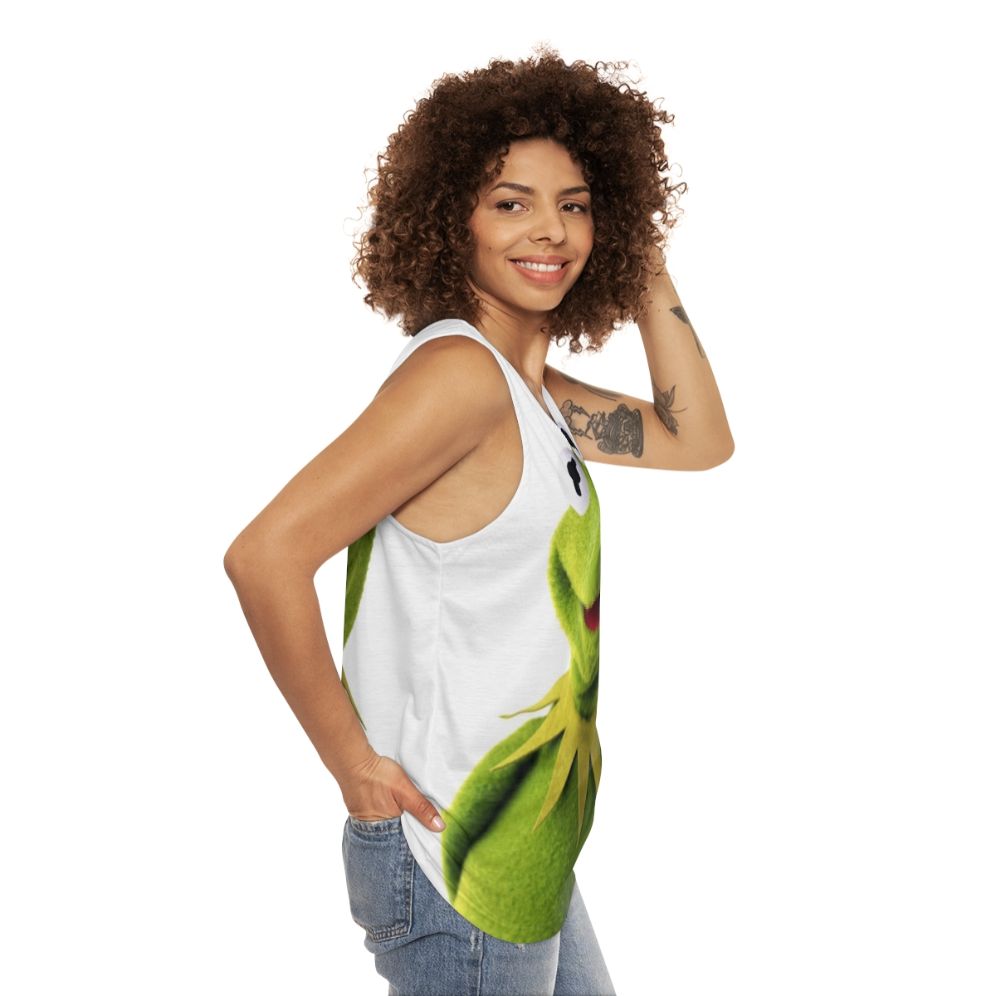 Kermit The Frog Unisex Tank Top - women side