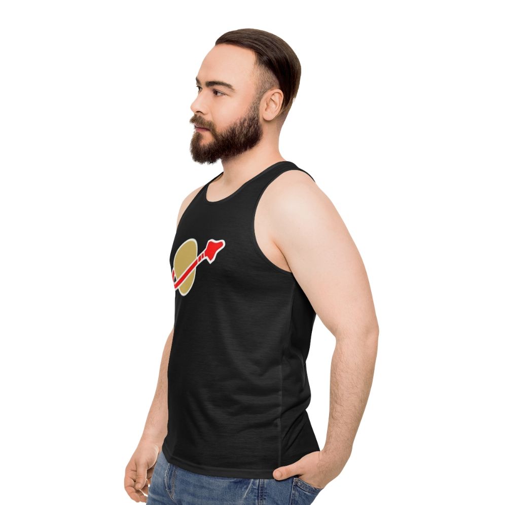 Lego classic space inspired unisex essential tank top - men side