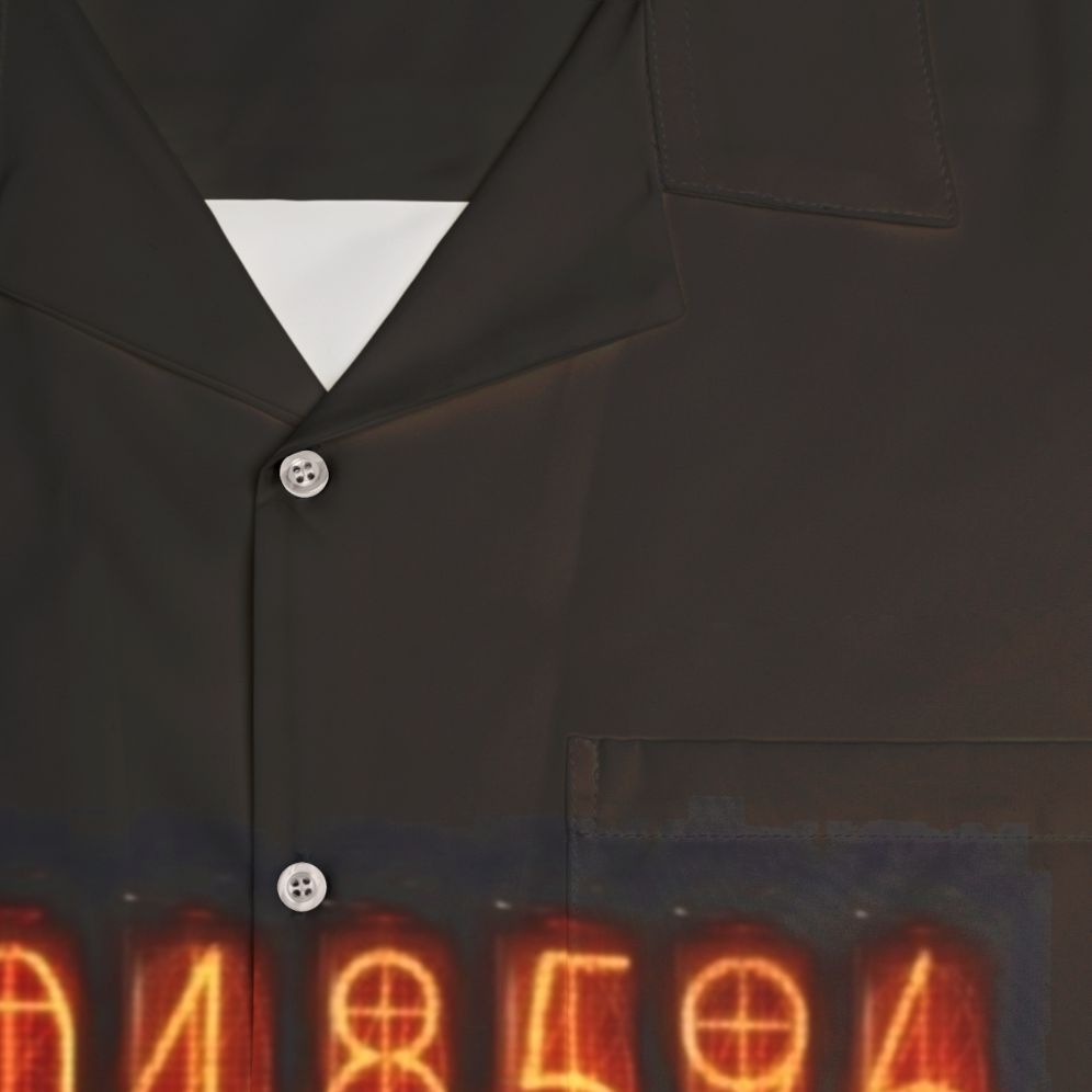 Steins Gate Divergence Meter Hawaiian Shirt - Detail