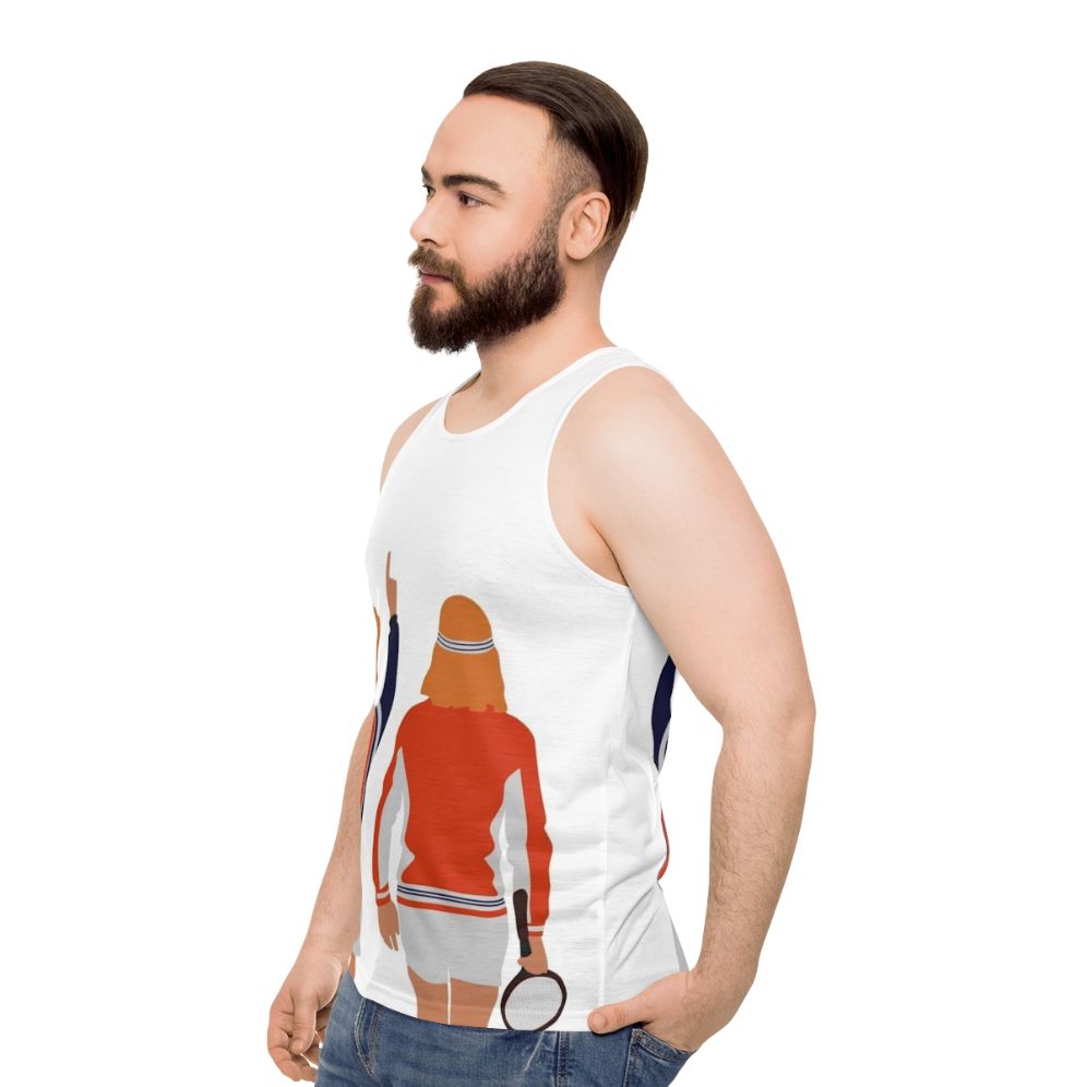 Borg McEnroe Unisex Tennis Tank Top - men side