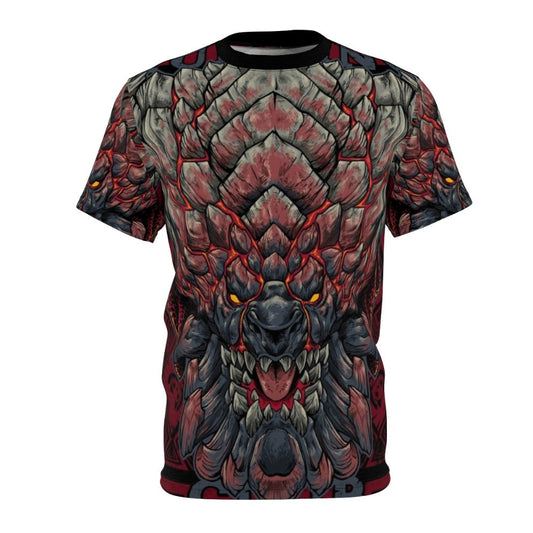 Monster Hunter Bazelgeuse Hunting Themed T-shirt