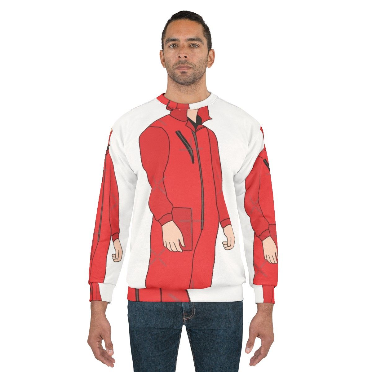 Money Heist Rio Sweatshirt with Character Design - men