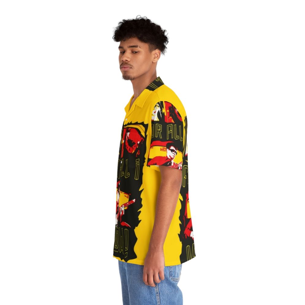 Crimson 'Told You So' Hawaiian Shirt featuring the After Laughter band logo - People Left