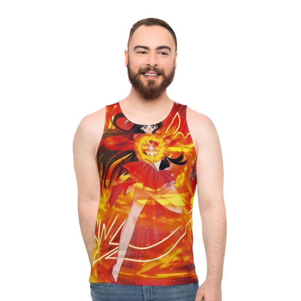 Sailor Mars Unisex Anime Tank Top - men