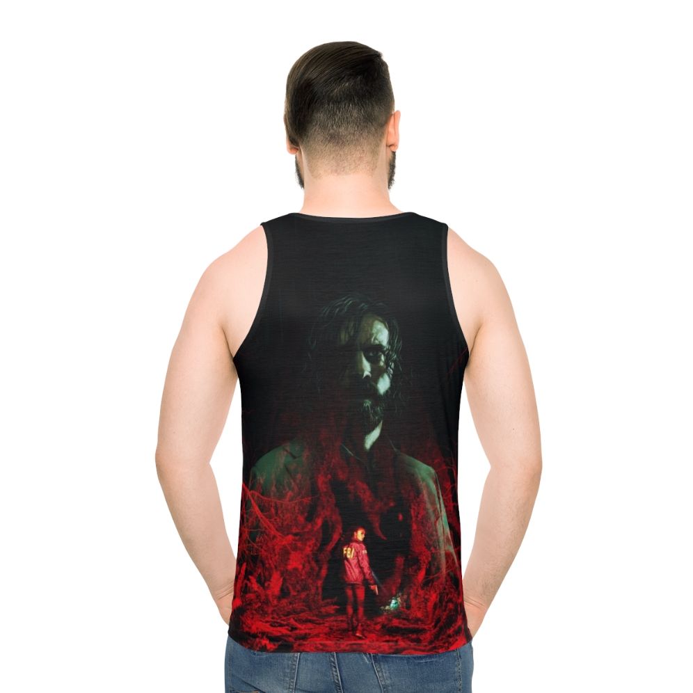 Alan Wake 2 video game inspired unisex tank top - men back