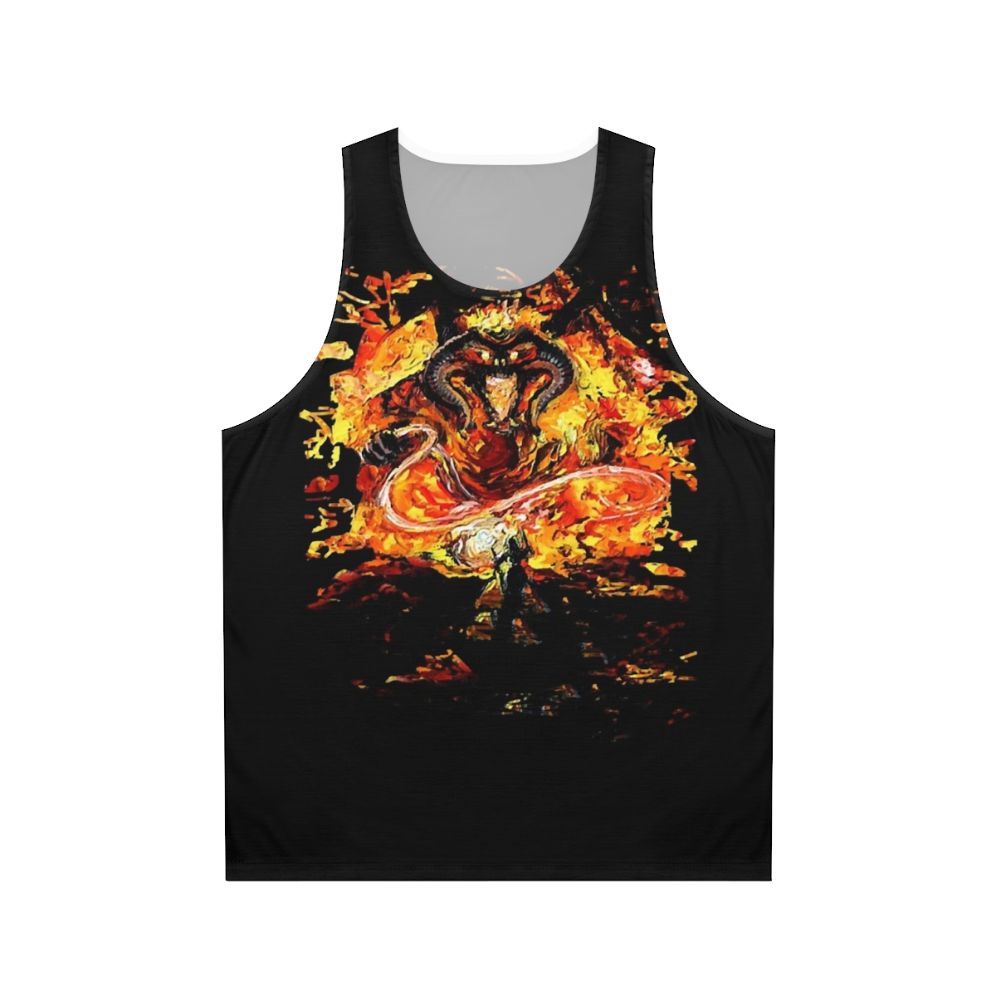 Van Gogh Inspired Lord of the Rings Unisex Tank Top