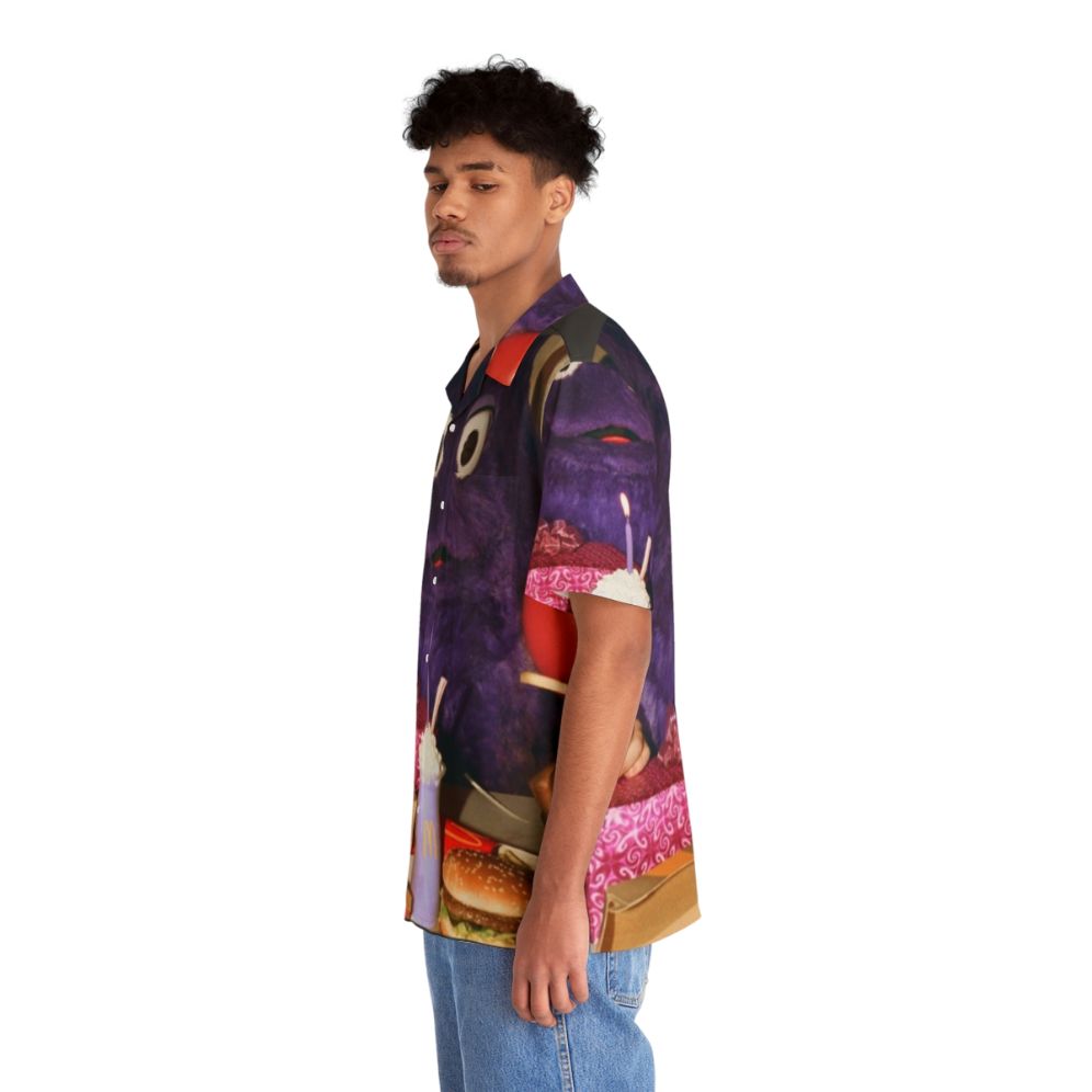 Creepy Grimace Birthday Hawaiian Shirt - People Left