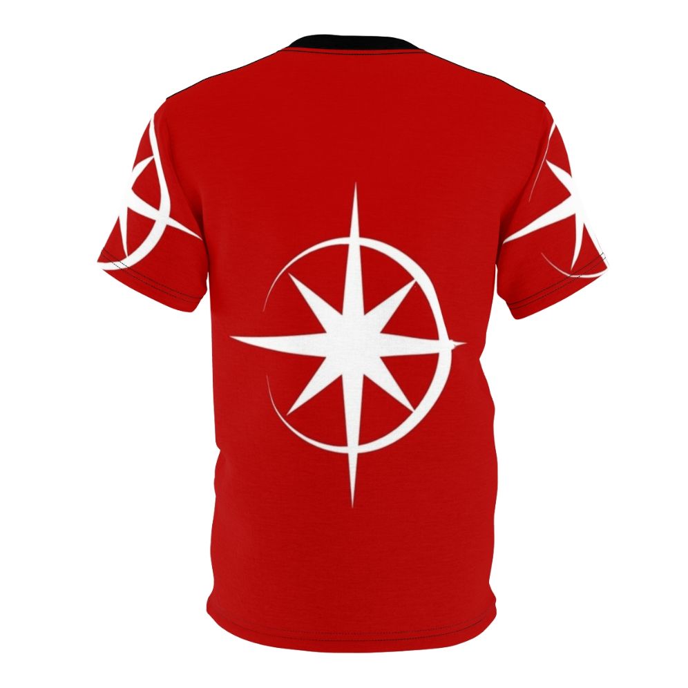 Cosmic star graphic design printed on a high-quality t-shirt - Back