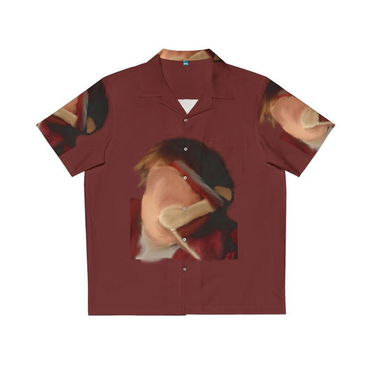 Chris Farley Hawaiian Shirt featuring Farley Art Interpretation design