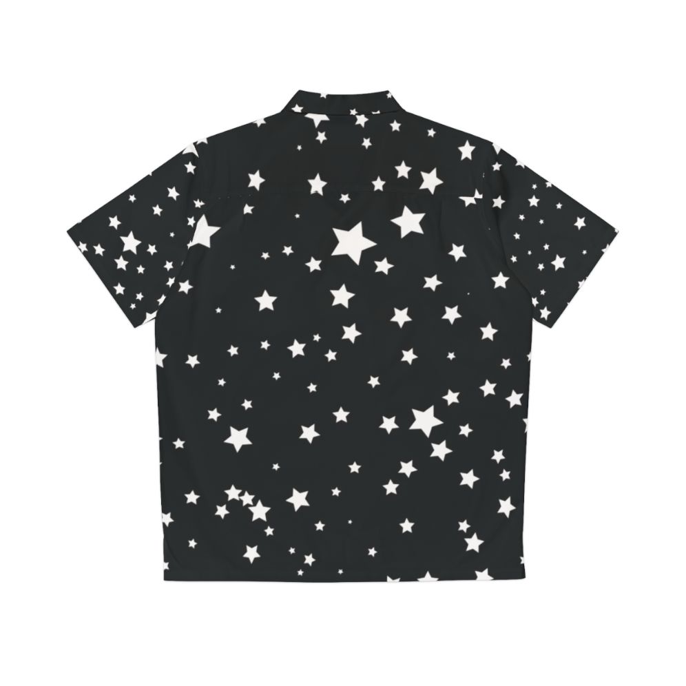 Cosmic Stars Hawaiian Shirt with Galaxy Print - Back