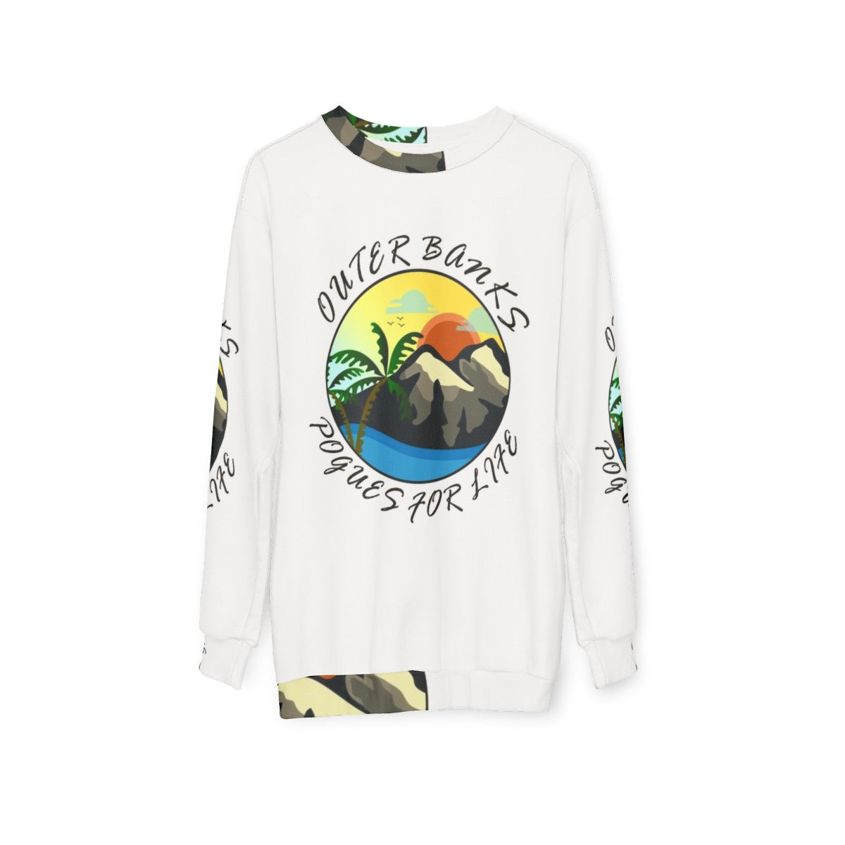 Outer Banks OBX Pogue Life Netflix Sweatshirt - hanging