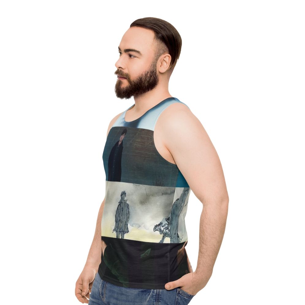 James Blake Albums Unisex Tank Top - men side