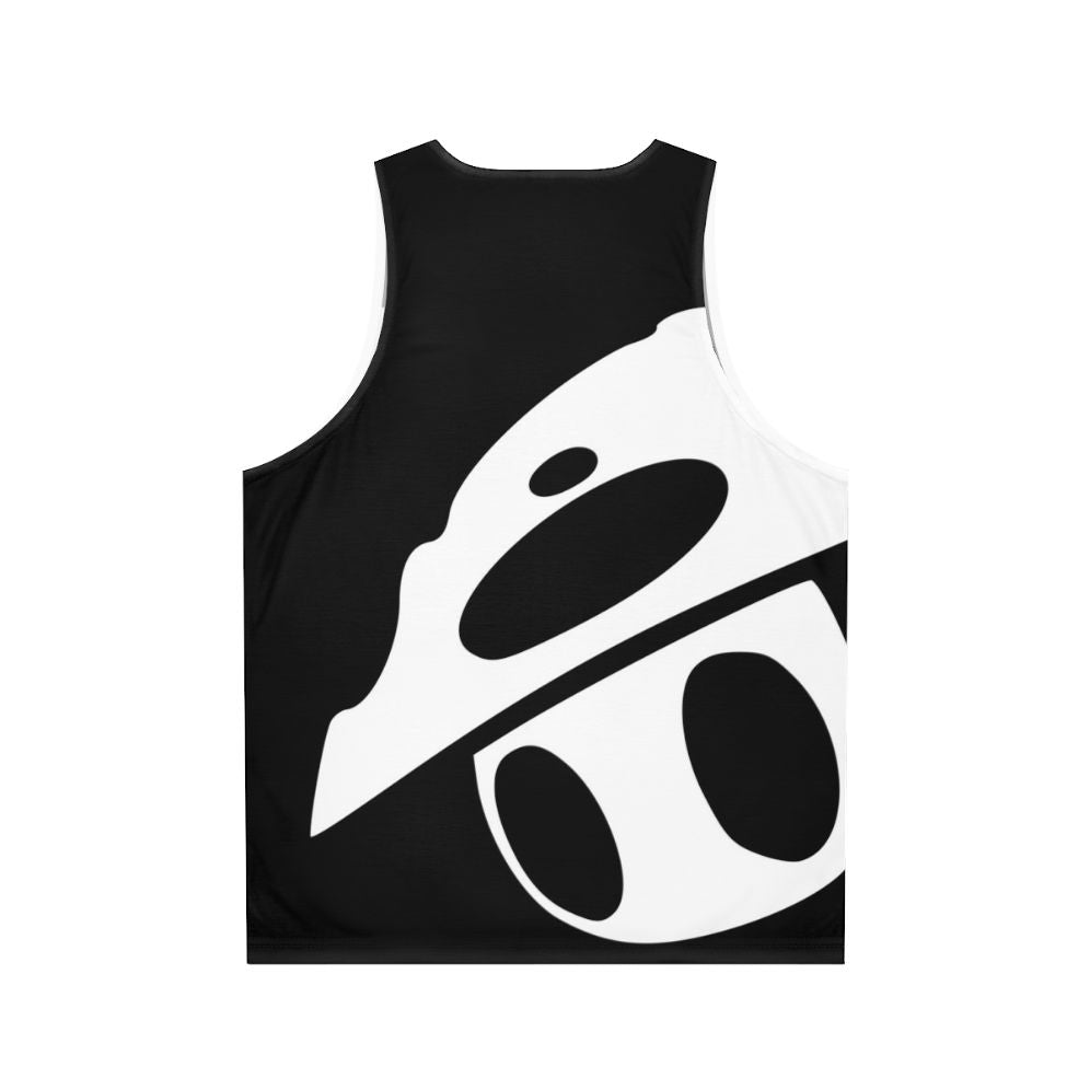 Hollow Knight Quirrel Mask Unisex Minimalist Tank Top - Back