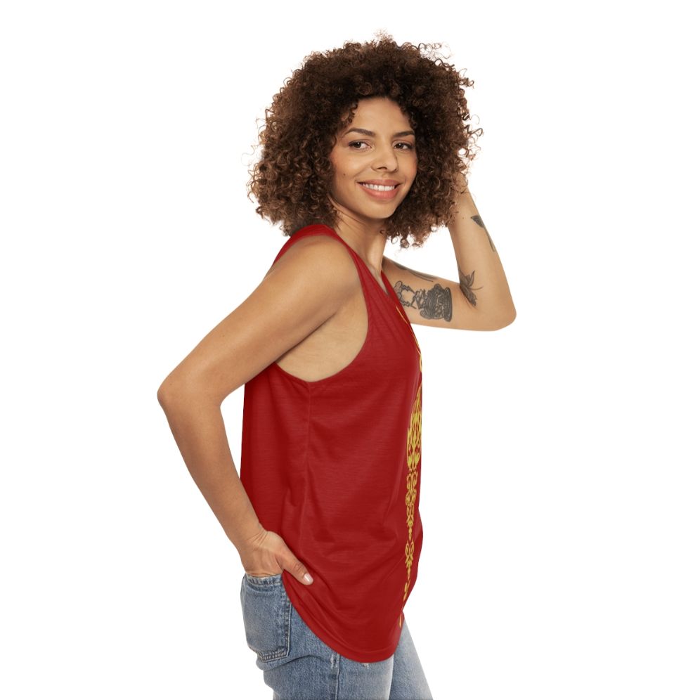 Queen Embroidered Unisex Star Wars Phantom Menace Tank Top - women side