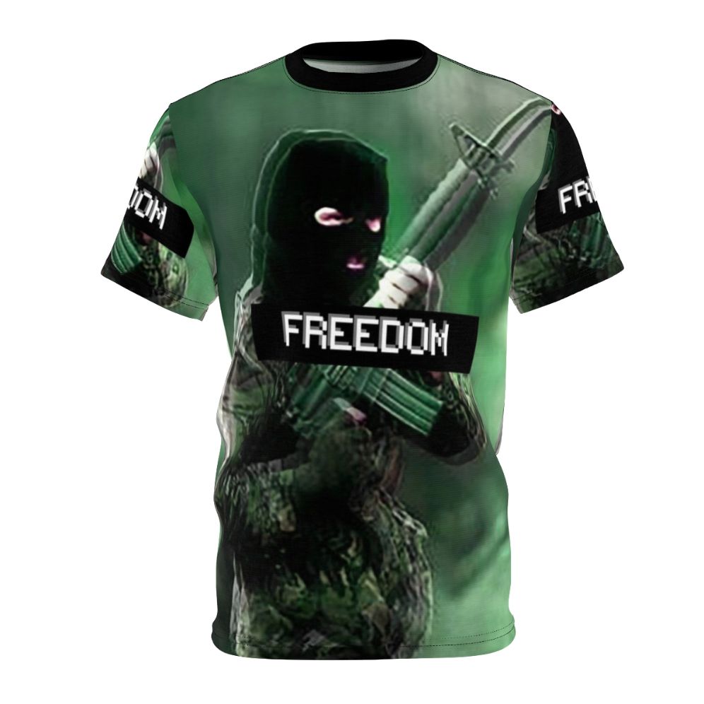 Patriotic t-shirt featuring Irish revolutionary imagery and symbolism