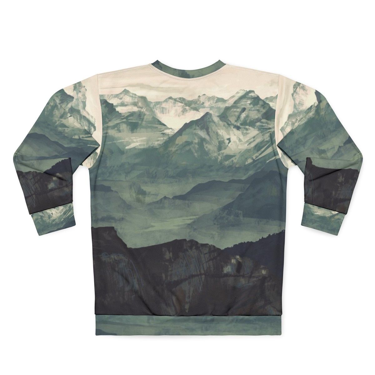 Mountain Fog Sweatshirt - Soft and Comfortable Winter Apparel - Back