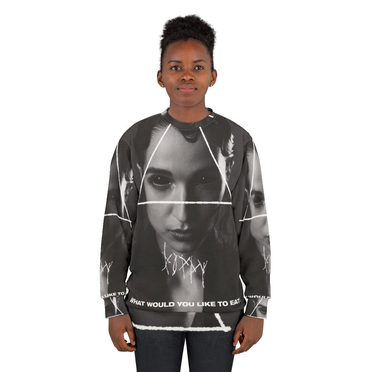 Poppy "What Would You Like to Eat" Industrial Goth Sweatshirt - women