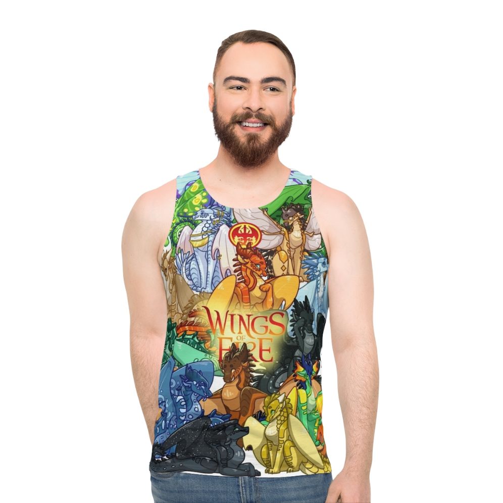 Wings Of Fire Unisex Dragon Tank Top - men