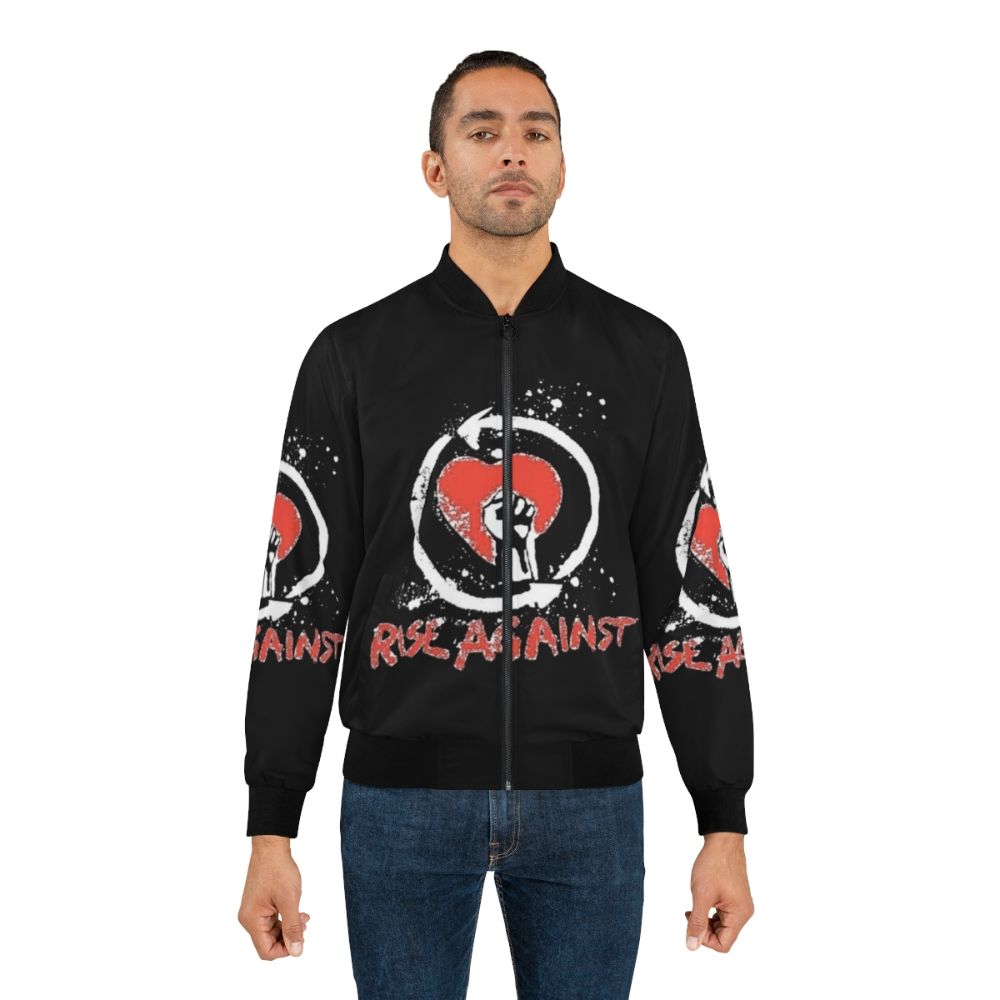 Rise Against Punk Rock Bomber Jacket - Lifestyle