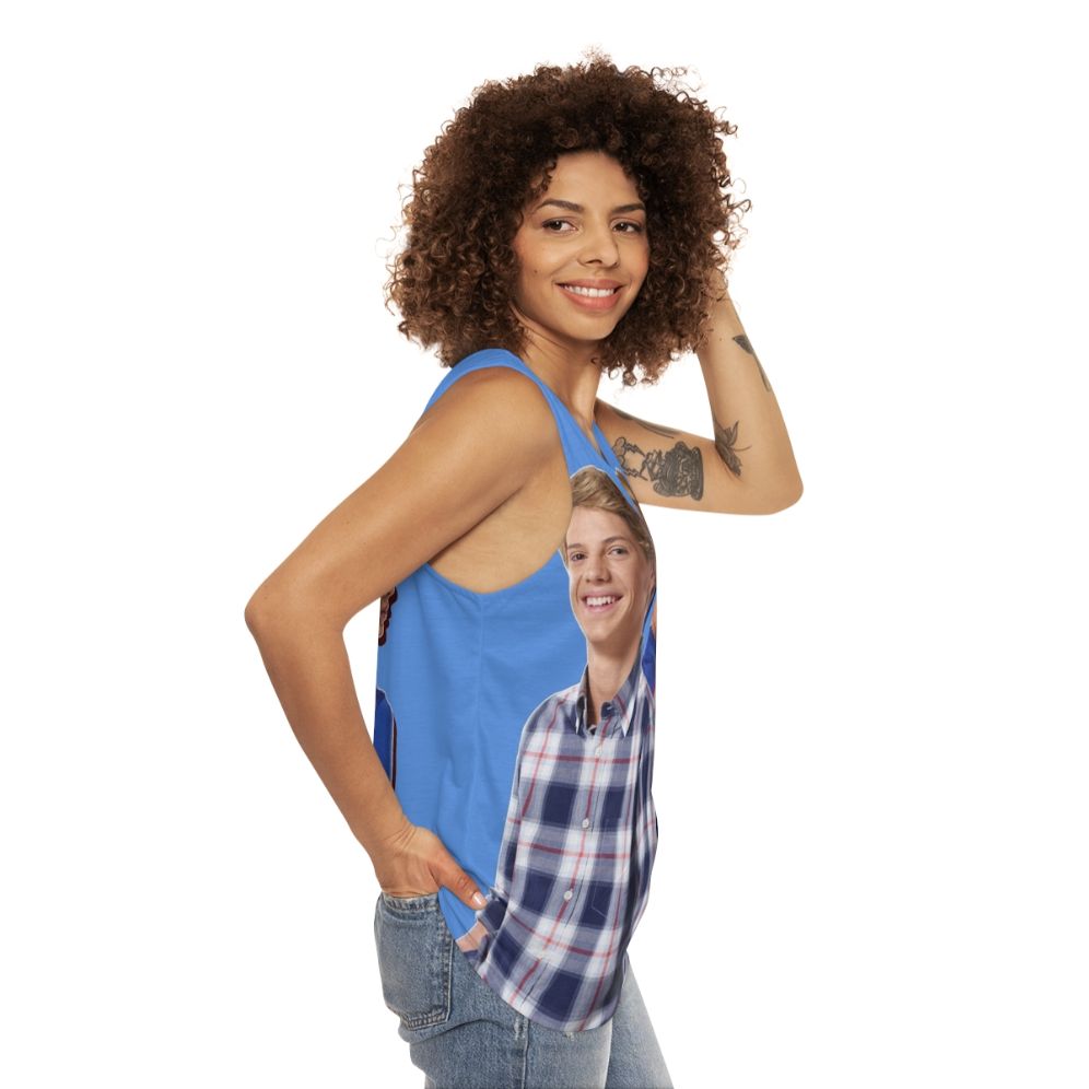 Henry Danger Superhero Unisex Tank Top - women side