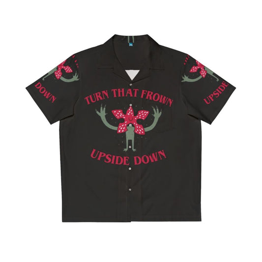 Stranger Things-inspired Hawaiian shirt with upside-down design