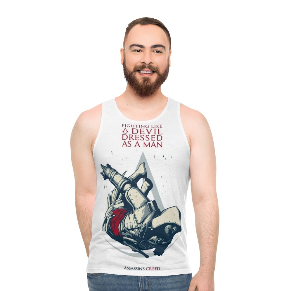 Edward Kenway Leap of Faith Unisex Tank Top - men