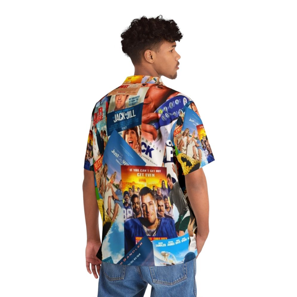 Adam Sandler Collage Hawaiian Shirt - Flat lay