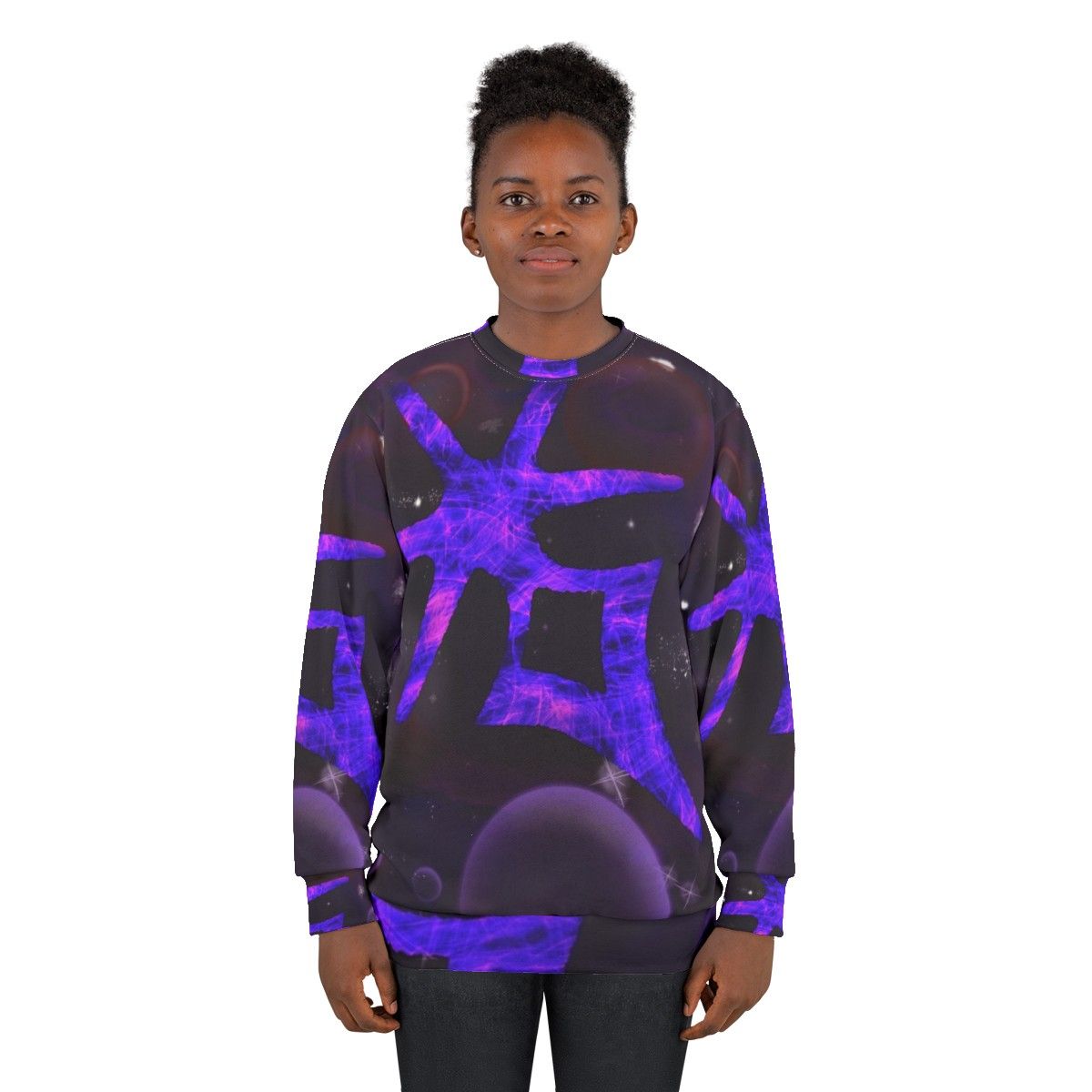 Dark Knight Galaxy Sweatshirt - Fantasy Gaming MMORPG Apparel - women