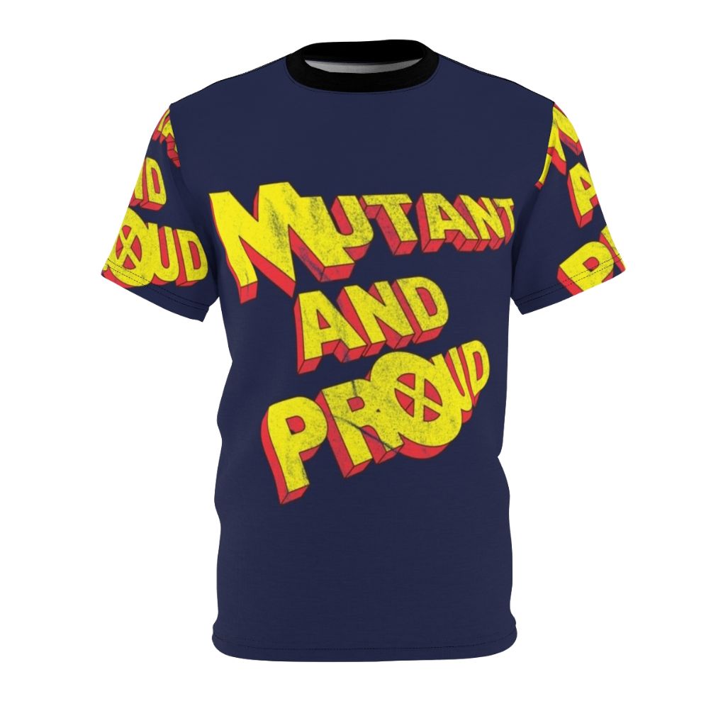 Mutant Pride Superhero T-Shirt featuring a bold graphic design