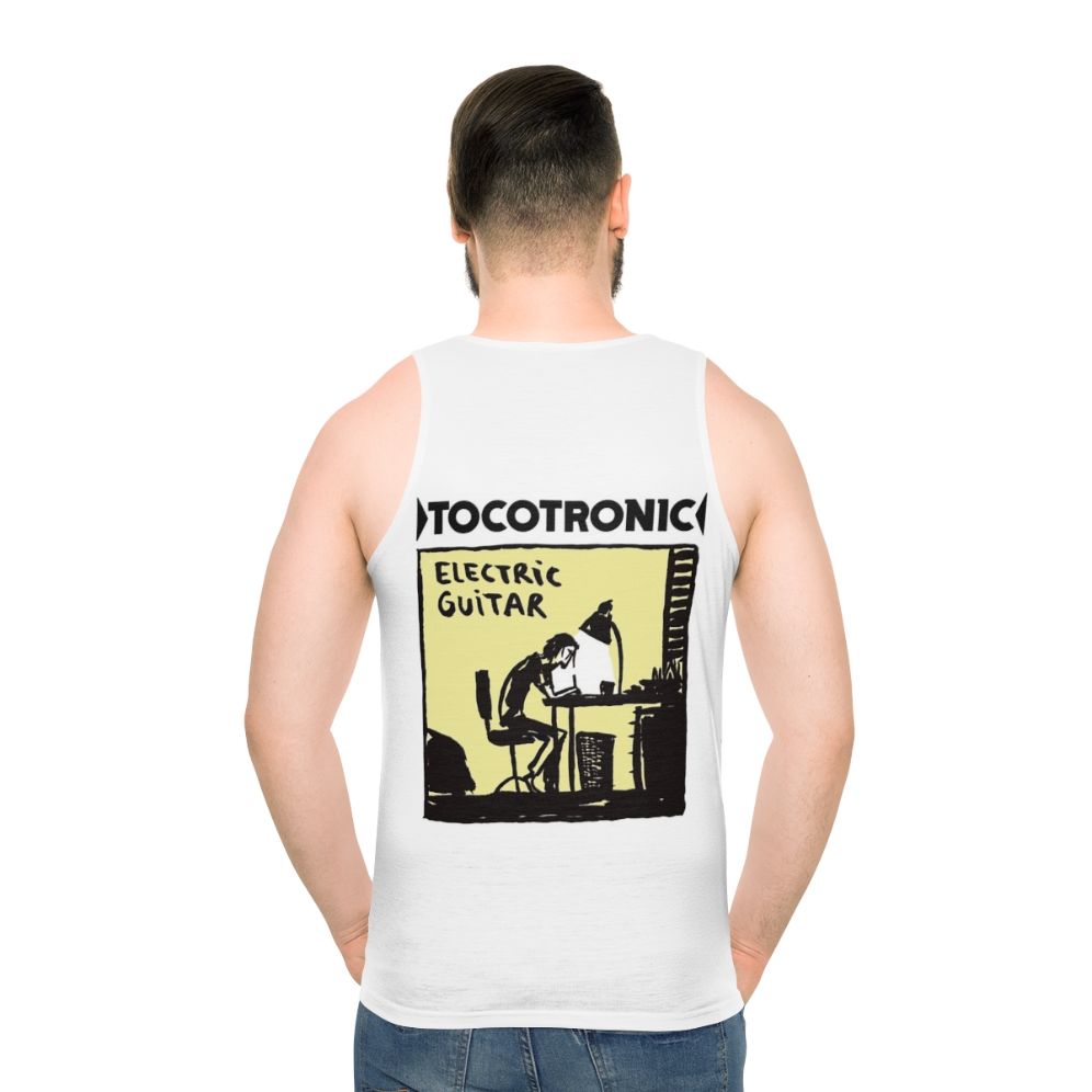 Tocotronic electric guitar unisex tank top - men back