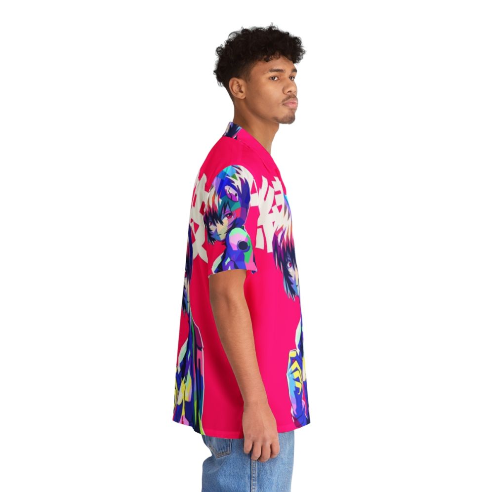 Rei Ayanami Inspired Hawaiian Shirt - People Pight