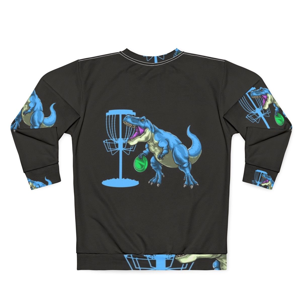 Disc Golf Dinosaur Sweatshirt - Back