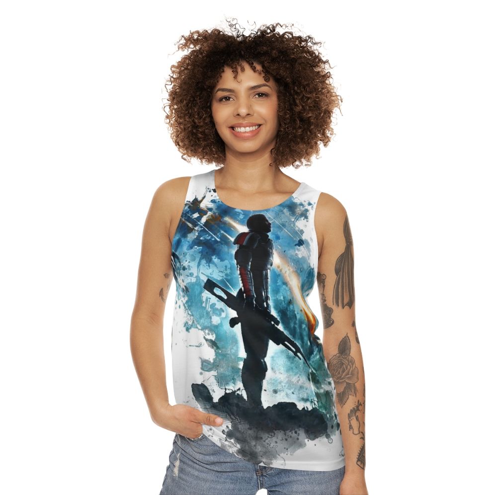 Mass Effect Unisex Tank Top 2 - women