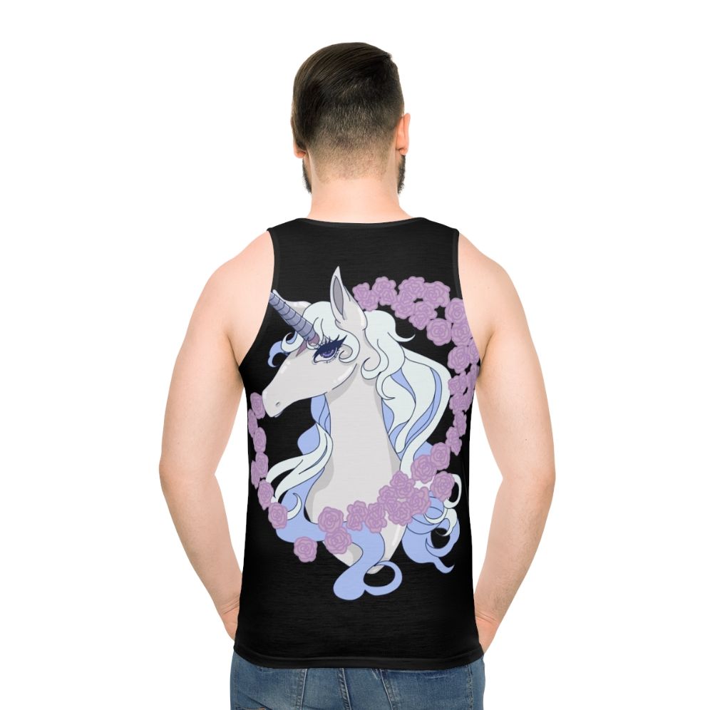 The Last Unicorn Lady Amalthea Unisex Unicorn Tank Top - men back