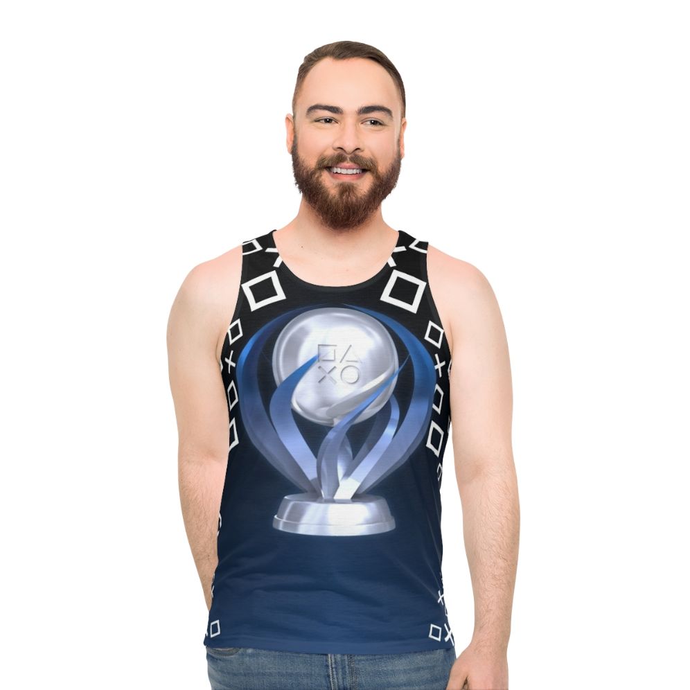 Platinum Trophy Unisex Gaming Tank Top - men