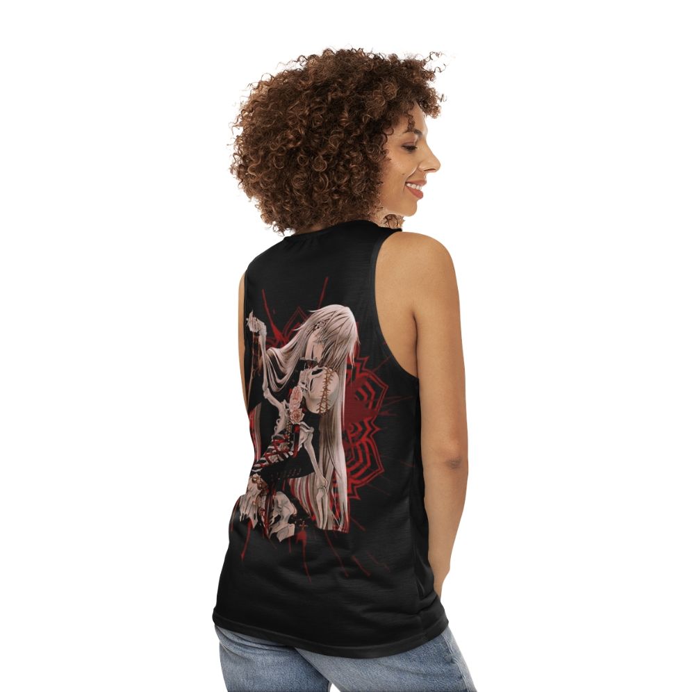 Undertaker Black Butler Anime Unisex Tank Top - women back